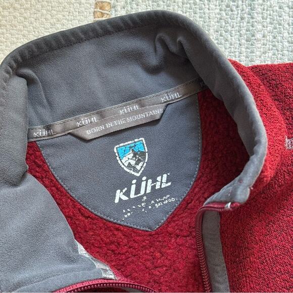 Kuhl Red Fleece Full Zip Sweater Vest Women’s Size Small - Picture 9 of 10